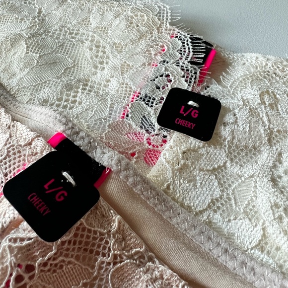 La Senza Panties! •LRG • NWT • Cotton, Lace, silky fabrics - Picture 2 of 9